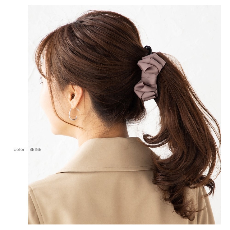 バナナクリップ しっかり留まる リボン バレッタ ヘアクリップ 超特価sale開催