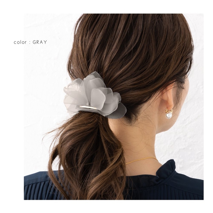 バレッタ ヘアクリップ ヘアアクセサリー | CREAM-DOT | 詳細画像5 