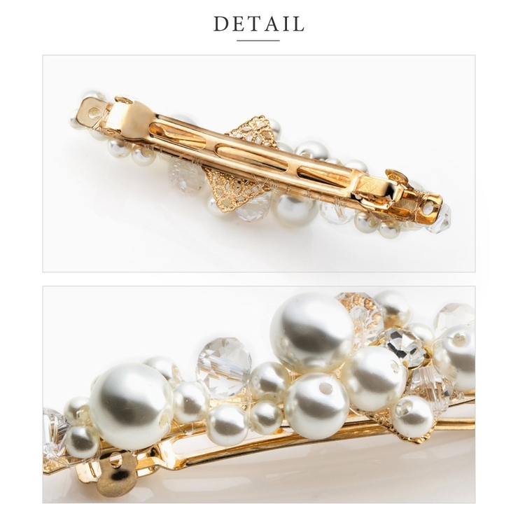 バレッタ ヘアクリップ ヘアアクセサリー | CREAM-DOT | 詳細画像5 