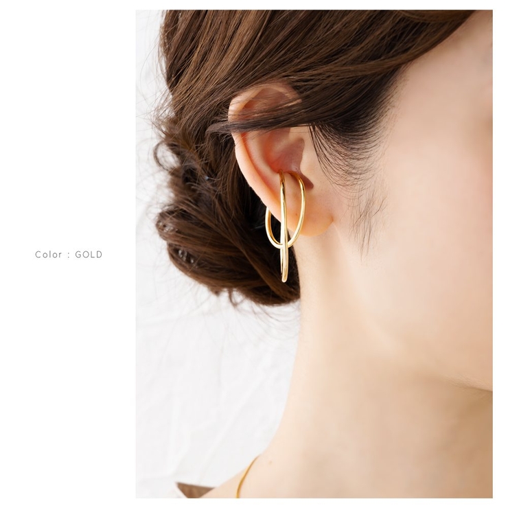 イヤーカフ 18kコーティング レディース | CREAM-DOT | 詳細画像5 