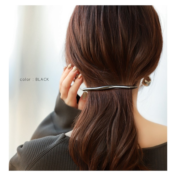 バレッタ ヘアクリップ 大きめ[品番：CRMA0007812]｜CREAM-DOT