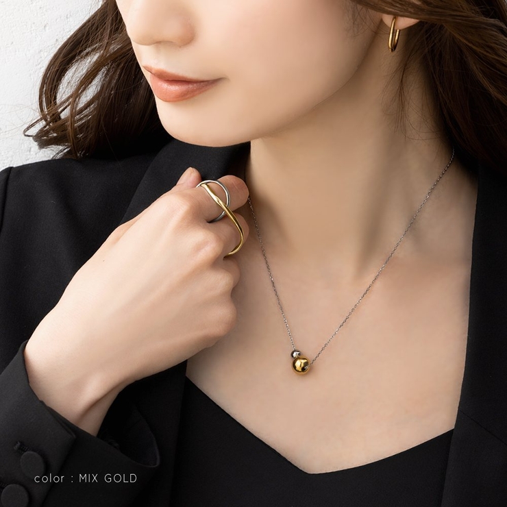 ダブルフィンガーリング 指輪 レディース | CREAM-DOT | 詳細画像9 