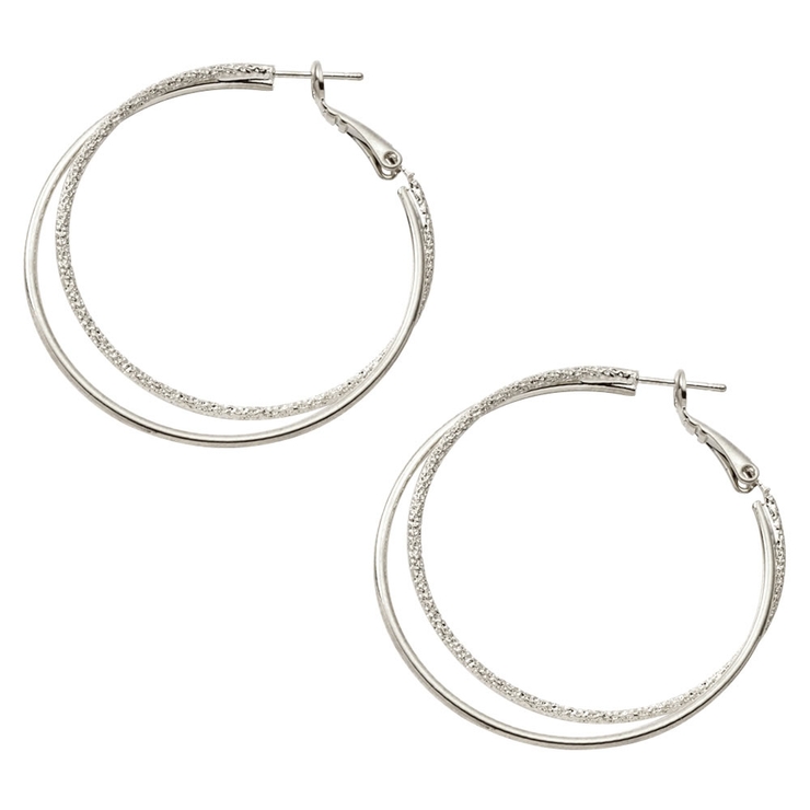 シルバー | ピアス フープピアス 大ぶりピアス | CREAM-DOT