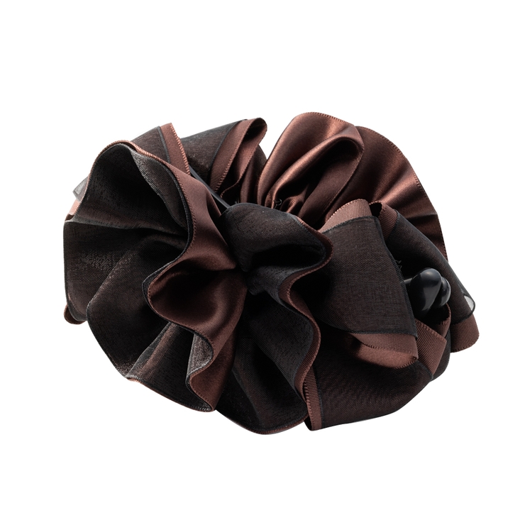 ブラウン | バナナクリップ 大きめ しっかり留まる | CREAM-DOT