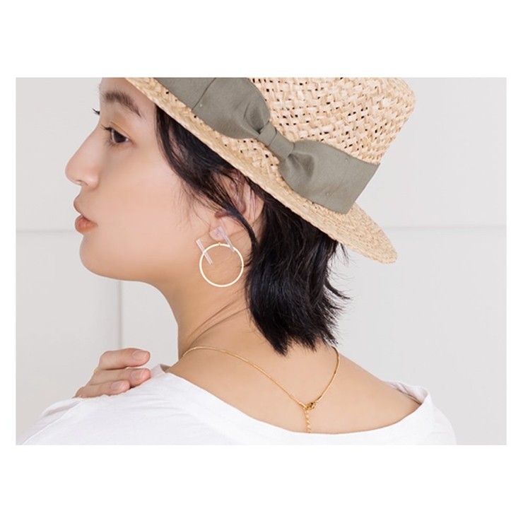 ピアス 18kコーティング チタンポスト | CREAM-DOT | 詳細画像9 