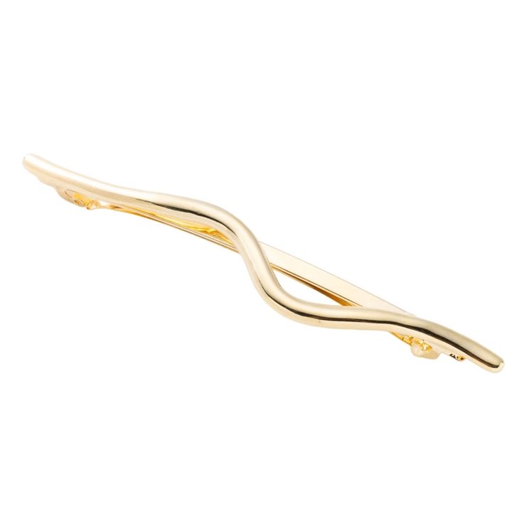 A：ゴールド | バレッタ ヘアクリップ 大きめ | CREAM-DOT