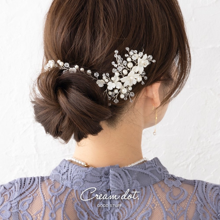 ヘッドドレス ヘアピン 小枝 | CREAM-DOT | 詳細画像1 