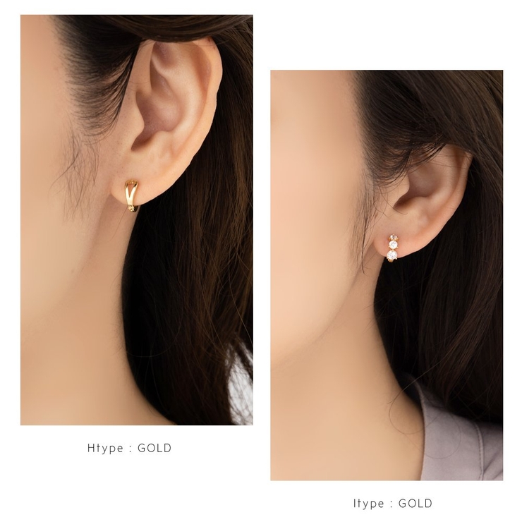 選べる12タイプ ピアス フープピアス | CREAM-DOT | 詳細画像13 