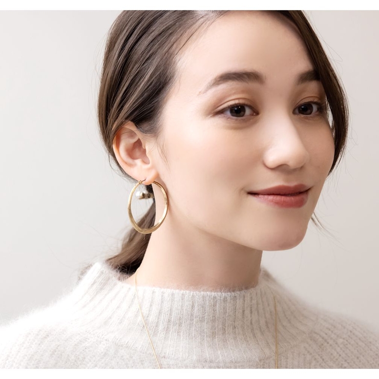 金属アレルギー対応 ピアス フープピアス | CREAM-DOT | 詳細画像6 