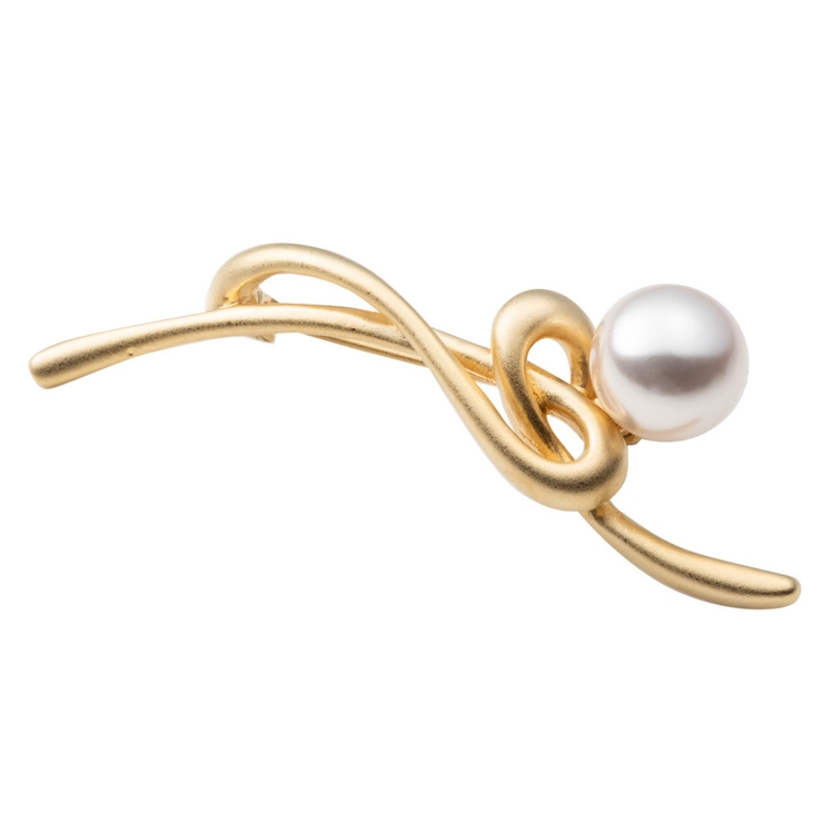 ゴールド | 選べる2タイプ ブローチ コサージュ | CREAM-DOT