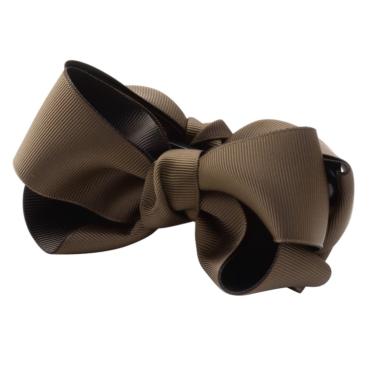 ブラウン | バナナクリップ 大きめ しっかり留まる | CREAM-DOT