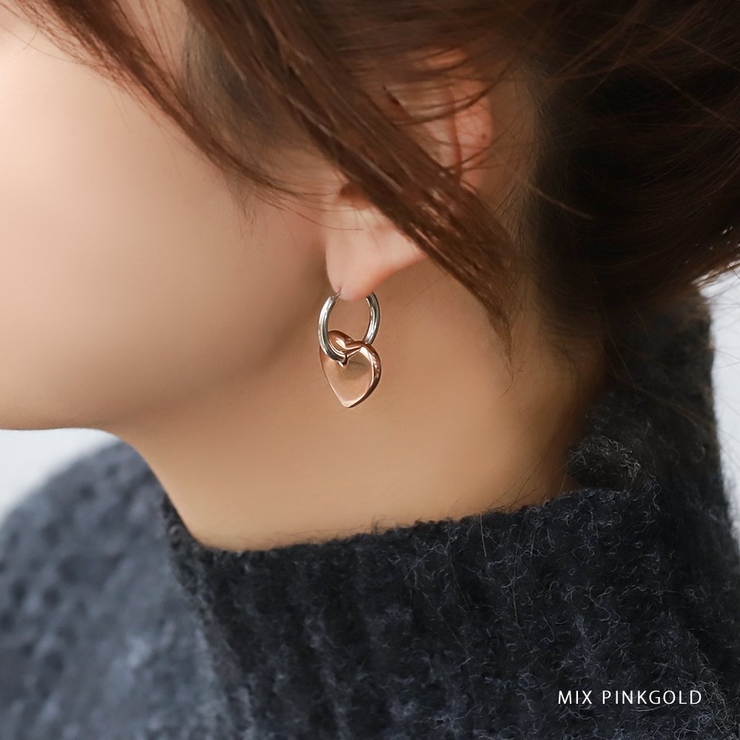 ステンレス製 ピアス フープピアス | CREAM-DOT | 詳細画像13 