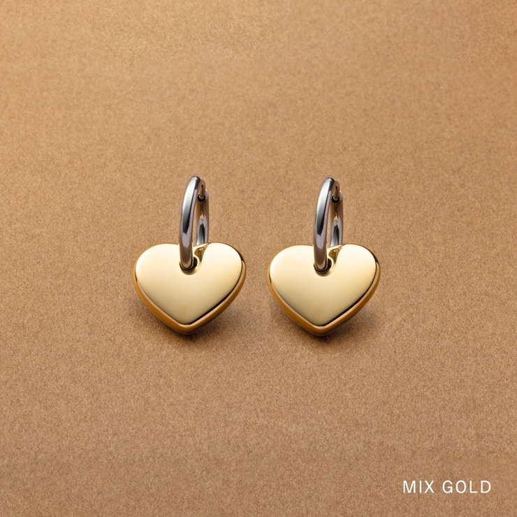 ステンレス製 ピアス フープピアス | CREAM-DOT | 詳細画像6 