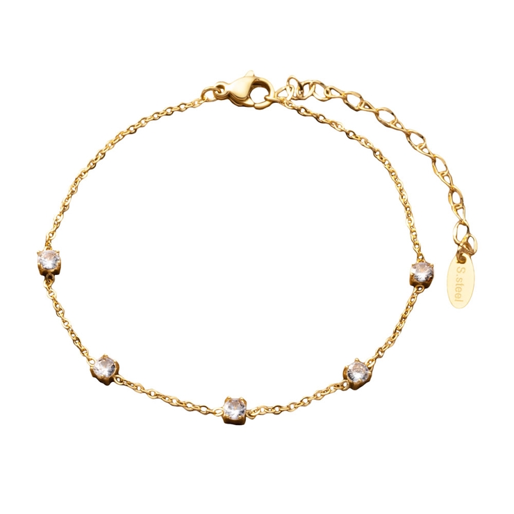 ゴールド | ステンレス製 ブレスレット 金属アレルギー | CREAM-DOT