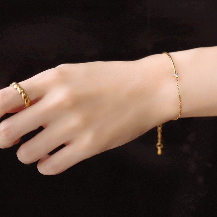 ステンレス製 ブレスレット 金属アレルギー | CREAM-DOT | 詳細画像8 