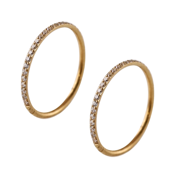 ゴールド | サージカルステンレス 金属アレルギー対応 両耳用 | CREAM-DOT