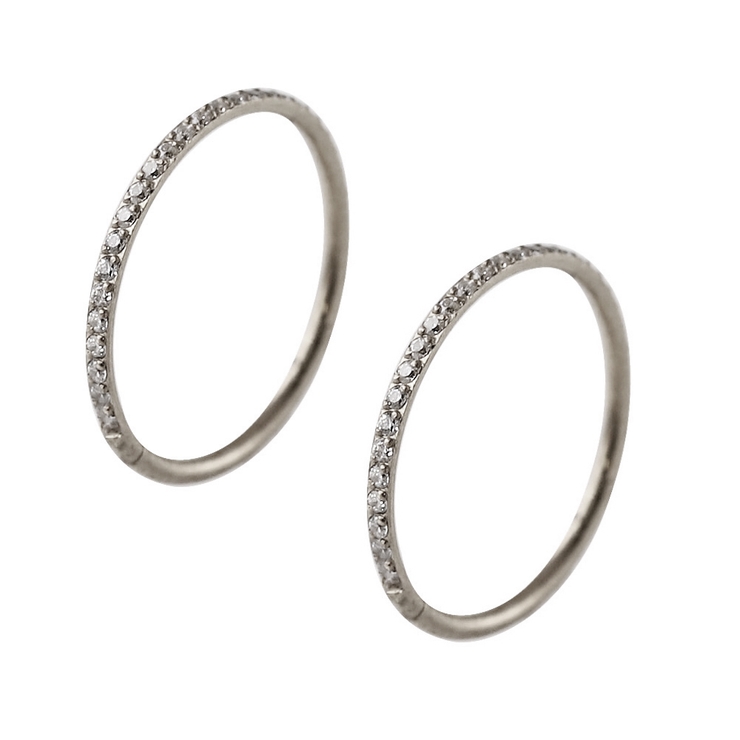 シルバー | サージカルステンレス 金属アレルギー対応 両耳用 | CREAM-DOT