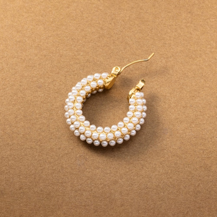 ステンレス製 ピアス フープピアス | CREAM-DOT | 詳細画像4 
