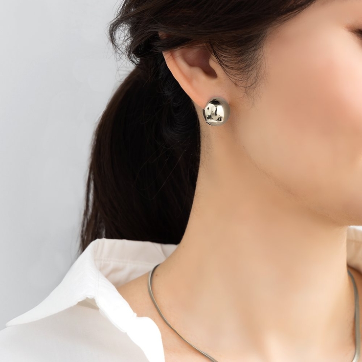 ステンレス製 ピアス フープピアス | CREAM-DOT | 詳細画像7 