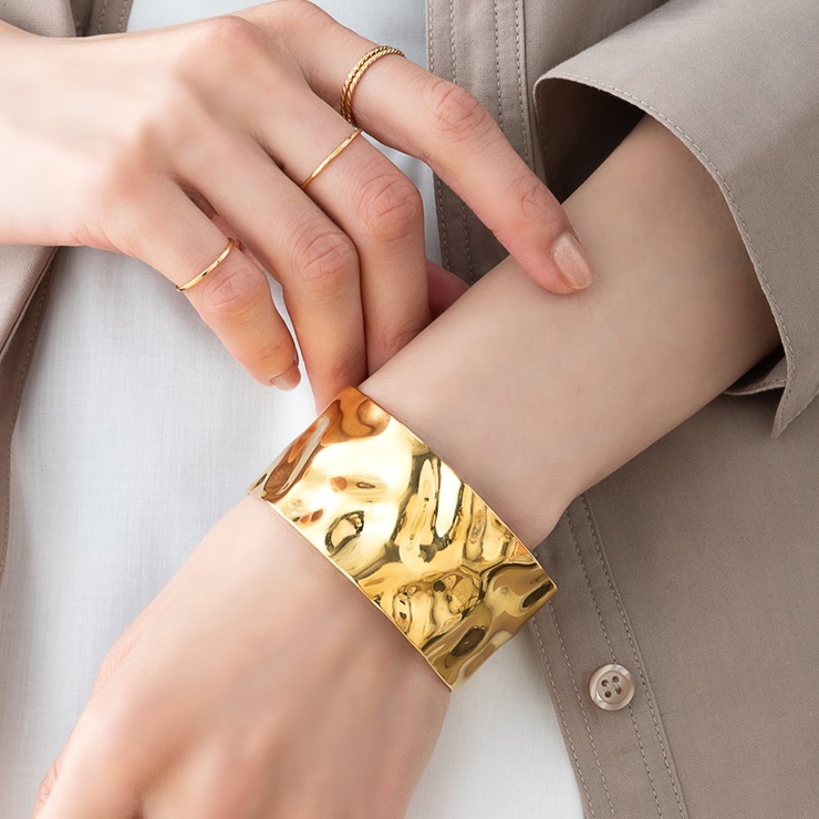 ステンレス製 バングル 金属アレルギー | CREAM-DOT | 詳細画像4 