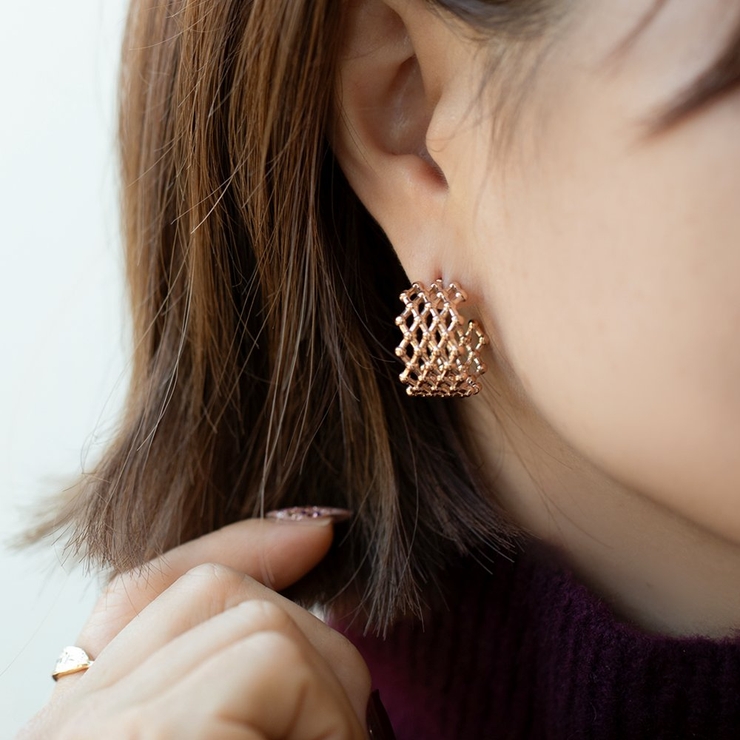 ステンレス製 ピアス フープピアス | CREAM-DOT | 詳細画像9 