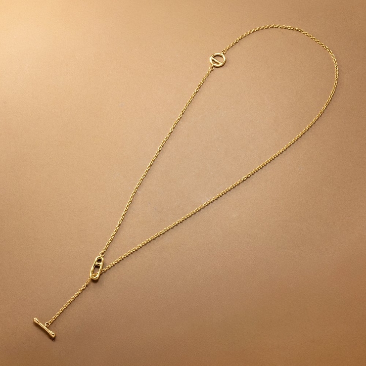 ステンレス製 ネックレス ロングネックレス[品番：CRMA0009310