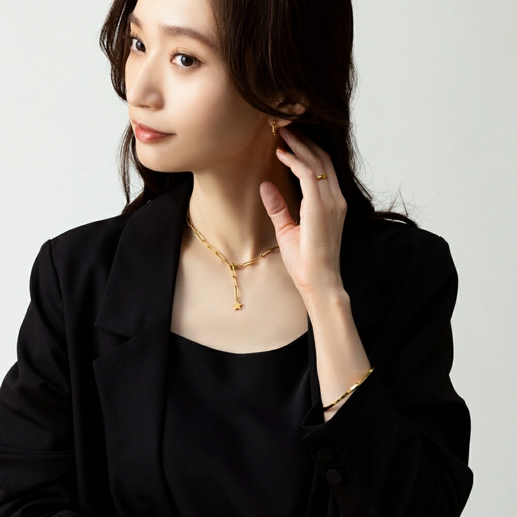 ステンレス製 ピアス フープピアス | CREAM-DOT | 詳細画像7 