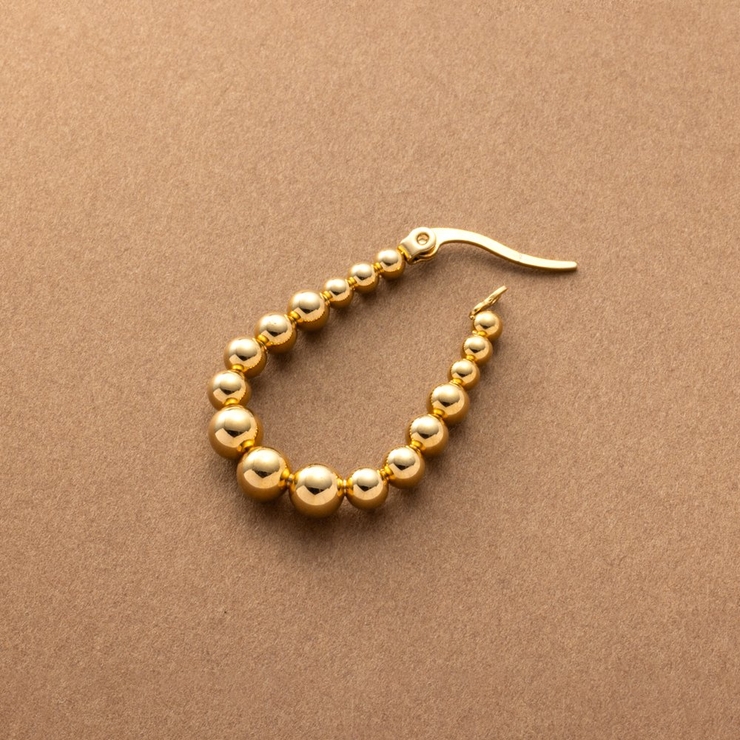 ステンレス製 ピアス フープピアス | CREAM-DOT | 詳細画像4 