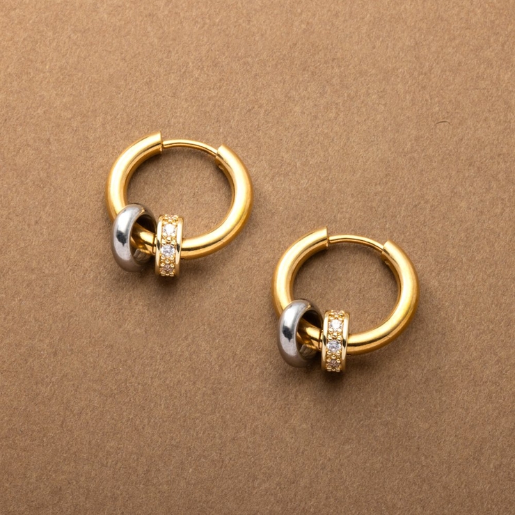 ステンレス製 ピアス フープピアス | CREAM-DOT | 詳細画像3 