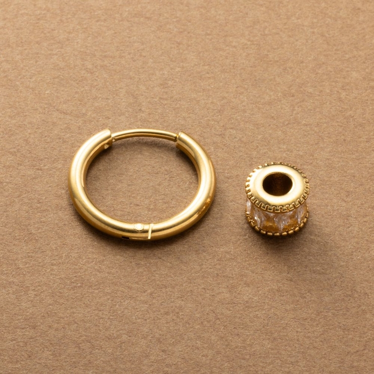 ステンレス製 ピアス フープピアス | CREAM-DOT | 詳細画像3 