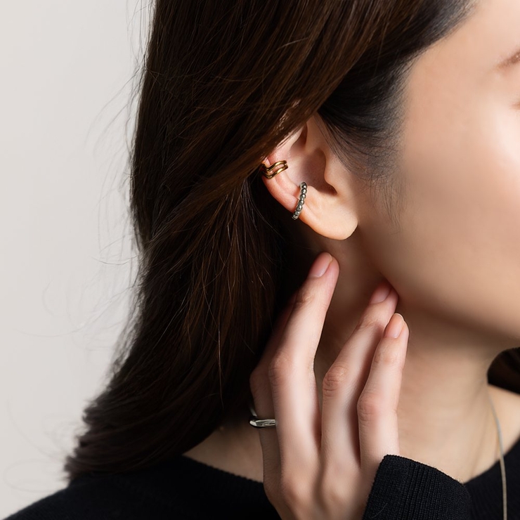 ステンレス製 イヤーカフ 金属アレルギー | CREAM-DOT | 詳細画像9 