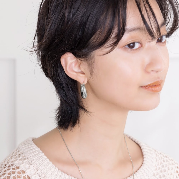 ステンレス製 ピアス フープピアス | CREAM-DOT | 詳細画像6 