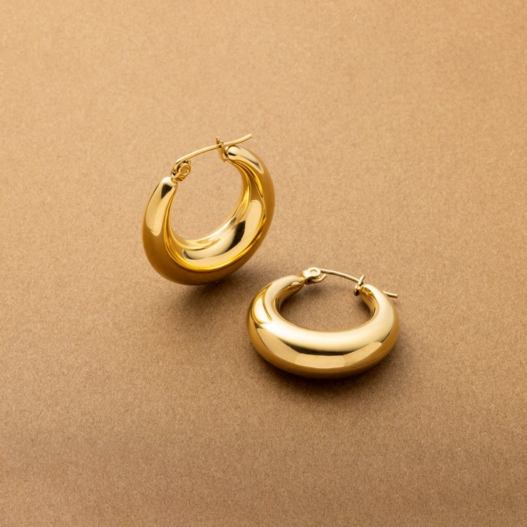 ステンレス製 ピアス フープピアス | CREAM-DOT | 詳細画像1 