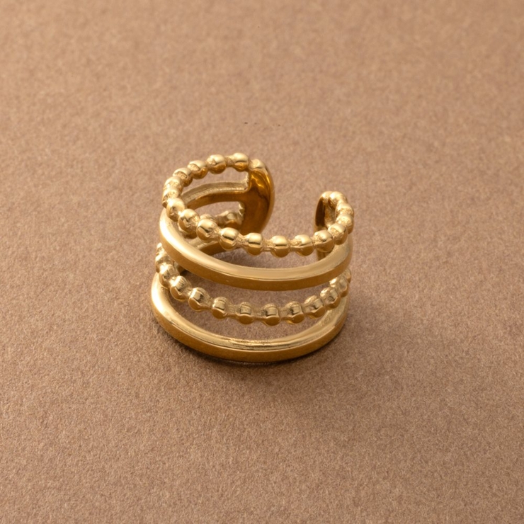 ステンレス製 イヤーカフ 金属アレルギー | CREAM-DOT | 詳細画像2 