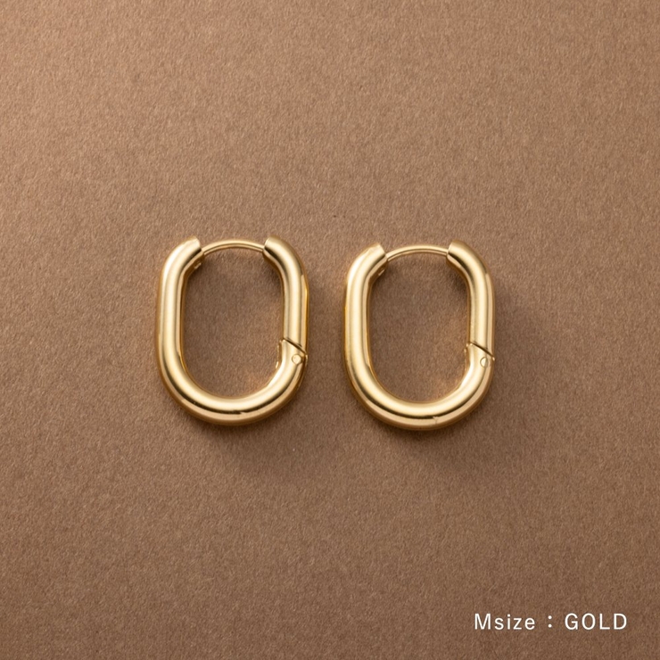 ステンレス製 ピアス フープピアス | CREAM-DOT | 詳細画像4 