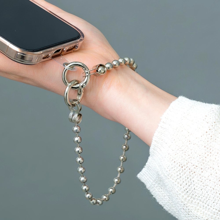 スマホストラップ ハンドストラップ メタルボール | CREAM-DOT | 詳細画像9 