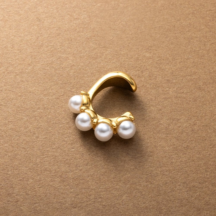 ステンレス製 イヤーカフ 金属アレルギー | CREAM-DOT | 詳細画像1 
