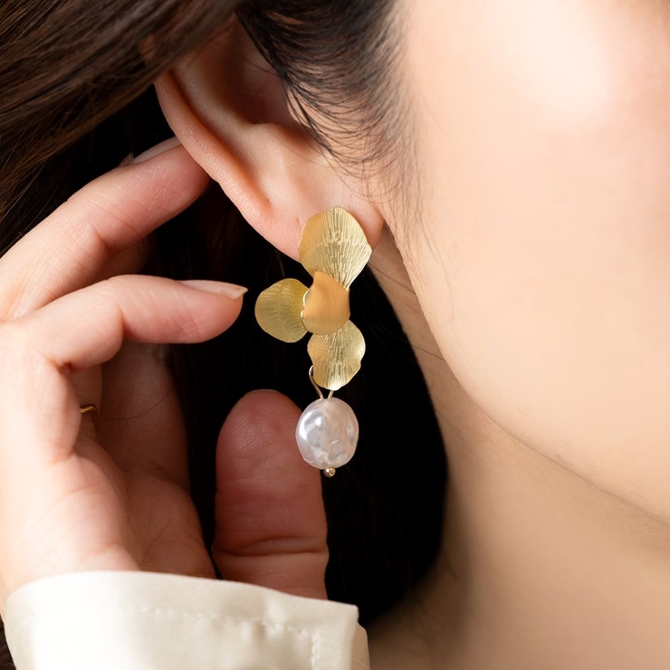 ピアス シルバーポスト 低アレルギー | CREAM-DOT | 詳細画像4 