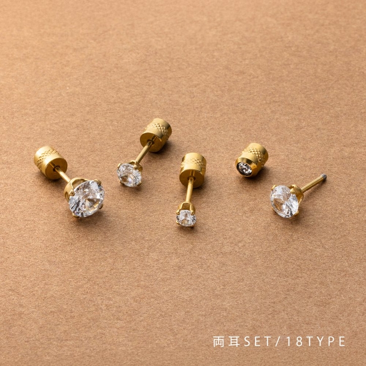 ステンレス製 ピアス 金属アレルギー | CREAM-DOT | 詳細画像1 