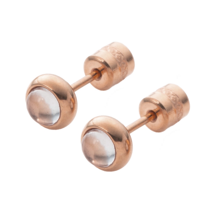 A：ピンクゴールド | ステンレス製 ピアス 金属アレルギー | CREAM-DOT