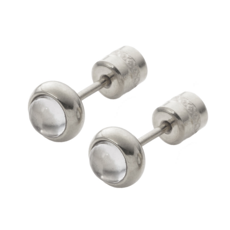 A：シルバー | ステンレス製 ピアス 金属アレルギー | CREAM-DOT