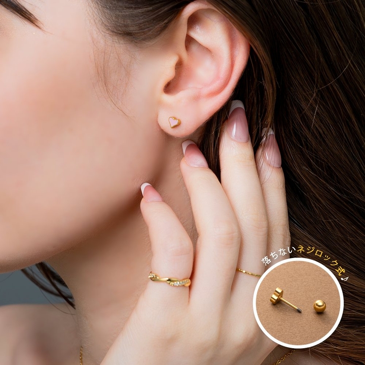 ステンレス製 ピアス 金属アレルギー | CREAM-DOT | 詳細画像2 