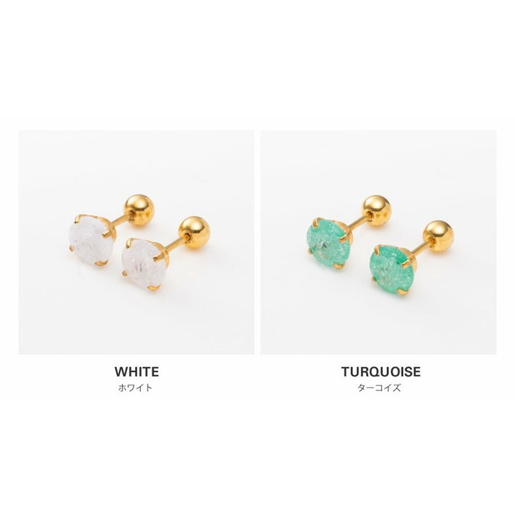 ステンレス製 ピアス 金属アレルギー | CREAM-DOT | 詳細画像4 