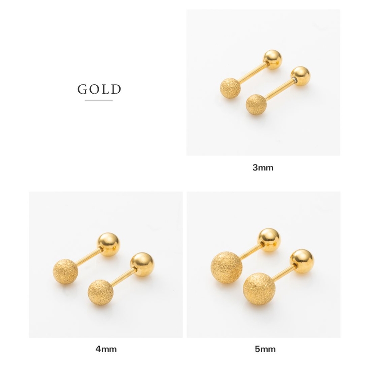 ステンレス製 ピアス 金属アレルギー | CREAM-DOT | 詳細画像4 