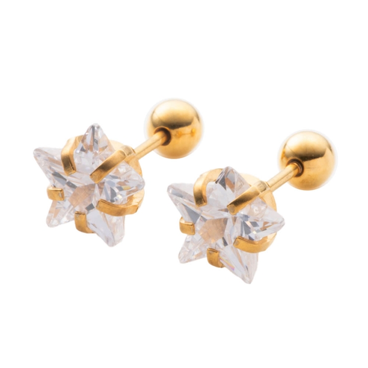 ゴールド | ステンレス製 ピアス 金属アレルギー | CREAM-DOT