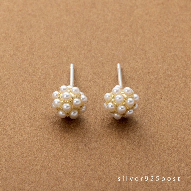 ピアス シルバーポスト 低アレルギー | CREAM-DOT | 詳細画像1 