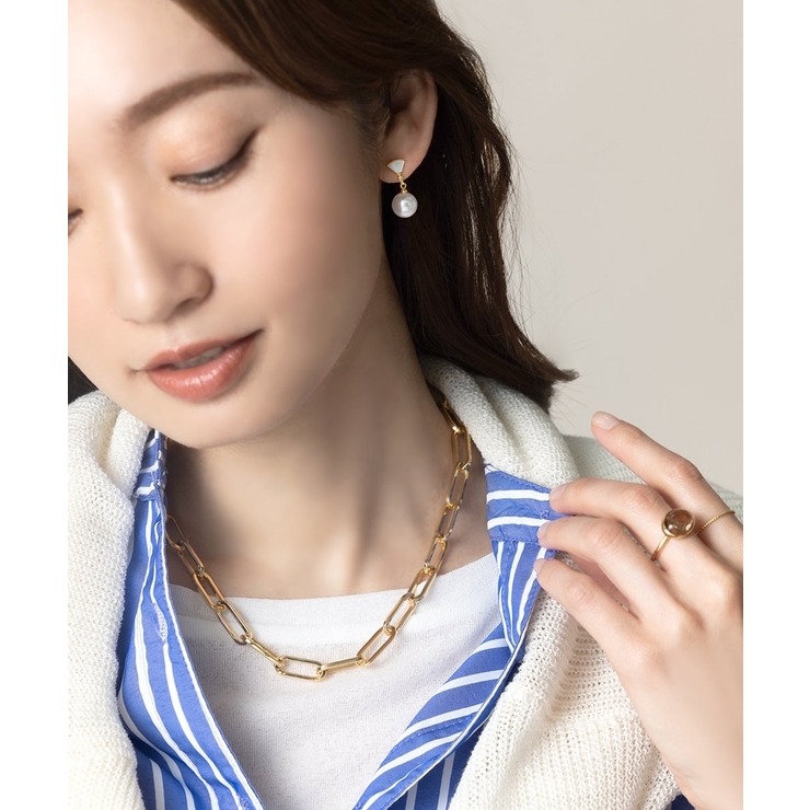 ピアス シルバーポスト 低アレルギー | CREAM-DOT | 詳細画像4 