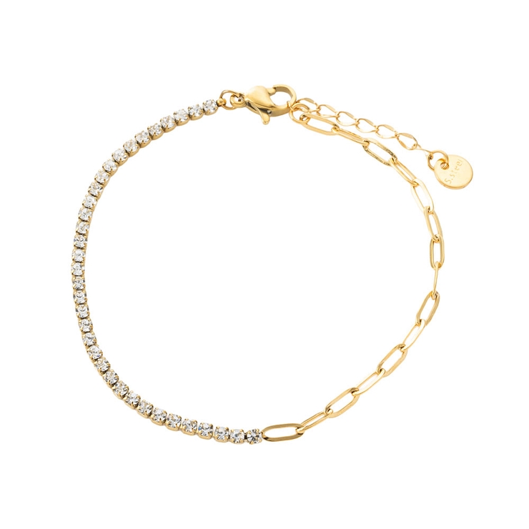 クリア | ステンレス製 ブレスレット 金属アレルギー | CREAM-DOT