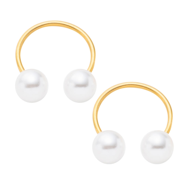 ゴールド | ステンレス製 ピアス 金属アレルギー | CREAM-DOT