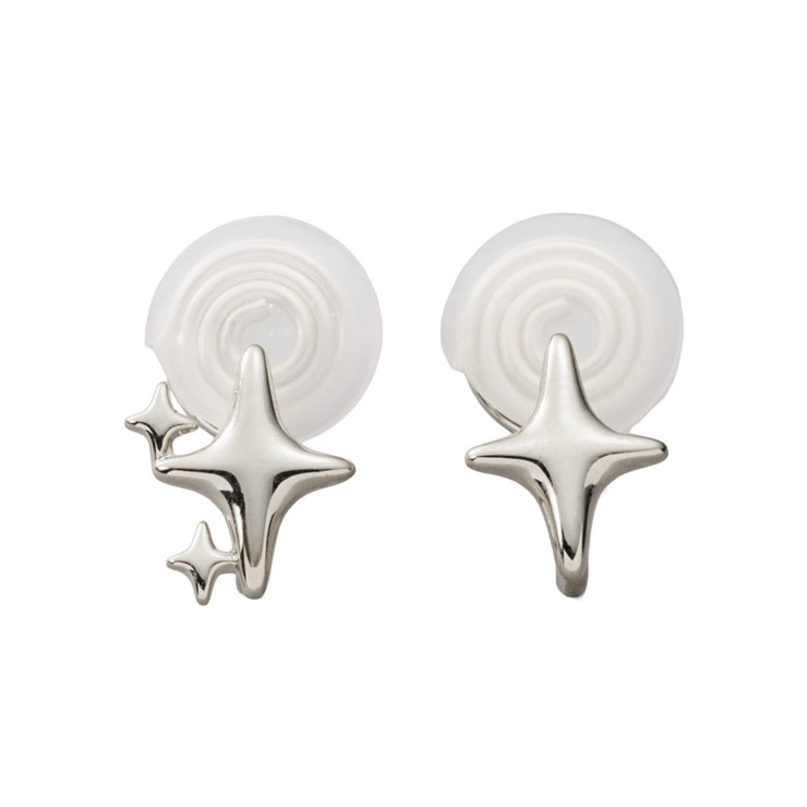 シルバー | イヤリング レディース ワイヤーフィット | CREAM-DOT